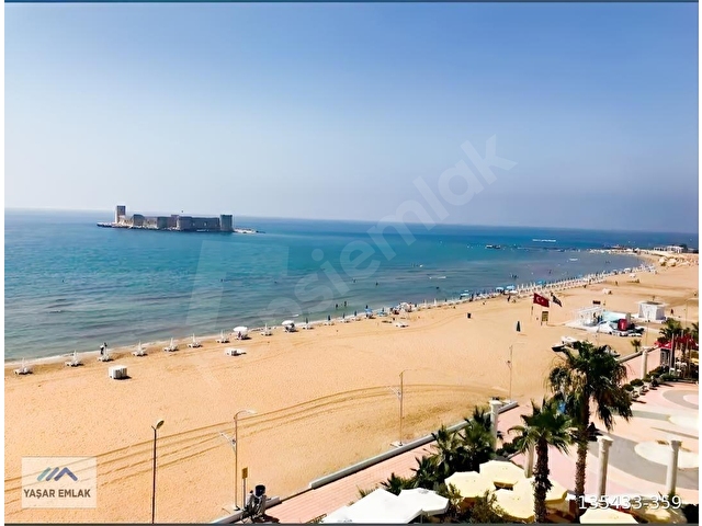 Mersin KızKalesinde Denize Sıfır Sitede 2+1 Eşyalı Daire - Görsel 6