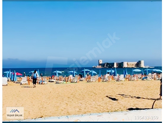Mersin KızKalesinde Denize Sıfır Sitede 2+1 Eşyalı Daire - Görsel 5