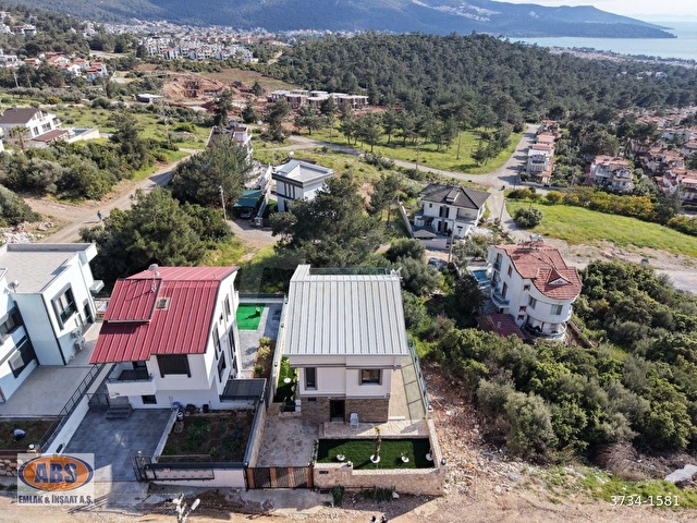 DİDİM AKBÜKTE PANORAMİK DENİZ MANZARALI SATILIK VİLLA - Görsel 5