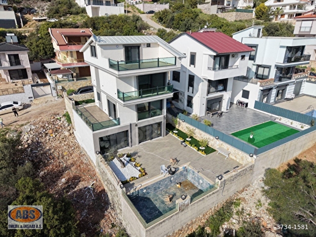 DİDİM AKBÜKTE PANORAMİK DENİZ MANZARALI SATILIK VİLLA - Görsel 9