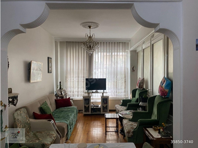 DESTAN-016 ÇAPA-TRAMVAY-YAN-SOKAĞINDA-2-ODA-1-SALON-85m2-KOMBİLİ-45-YILLIK-BİNADAN-TEMİZ-DAİRE-AÇIKL - Görsel 17