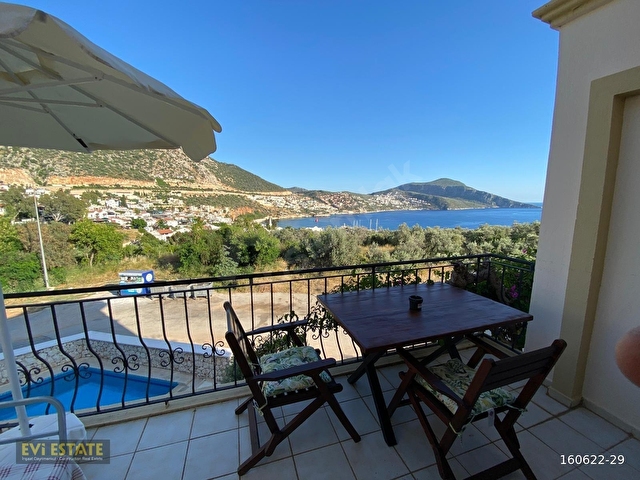Kalkan merkez Mediterranean Sitesinde satılık 2+1 üst kat apart - Görsel 22