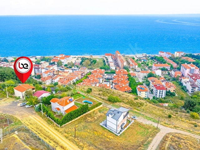 KUMBAĞDA PANORAMİK DENİZ MANZARALI SATILIK 3+1 DUBLEKS VİLLA - Görsel 3