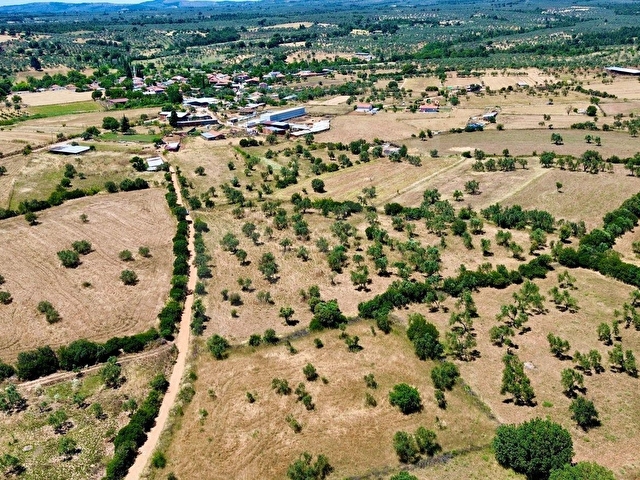 EZİNE PAZARKÖYDE RESMİ YOLA CEPHELİ 6.700m2 DÜM DÜZ TARLA - Görsel 29