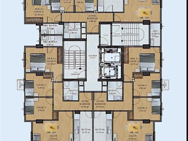 TEK YETKİLİ ERENKÖYDE 3+1 NET 90M2 BALKONLU EBEVEYN BANYOLU - Görsel 10