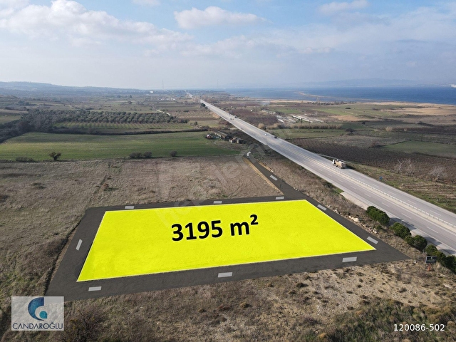 ÇANAKKALE ANA ASFALT CEPHELİ DENİZ MANZ 3195 M² ARSA PROJE YAPLR - Görsel 2