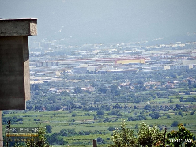 Manisa Yağcılada satılık Şahane manzaralı 400 m2 Villa arsası - Görsel 4