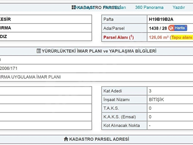 Ayyıldız Mah. Satılık 126m² Arsa - Görsel 7