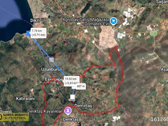 İzmir Dikili Demirtaş’ta 562 m² Hisseli Arsa | Yatırımlık Uygun Fiyatlı - Görsel 2