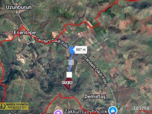 İzmir Dikili Demirtaş’ta 562 m² Hisseli Arsa | Yatırımlık Uygun Fiyatlı - Görsel 3