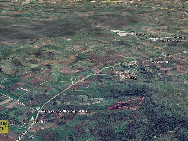 İzmir Dikili Demirtaş’ta 562 m² Hisseli Arsa | Yatırımlık Uygun Fiyatlı - Görsel 9