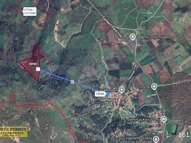 İzmir Dikili Demirtaş’ta 562 m² Hisseli Arsa | Yatırımlık Uygun Fiyatlı - Görsel 13