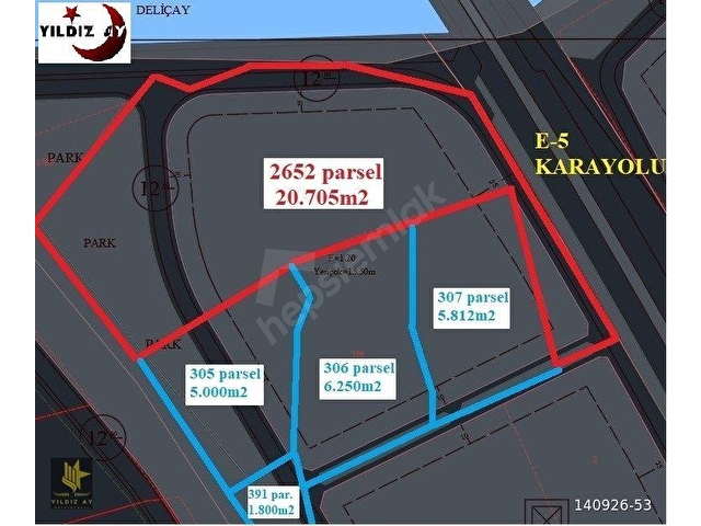 YILDIZ AY GAYRİMENKULDEN E-5 SIFIR TİCARİ SÜPER KONUMLU ARSALAR - Görsel 4
