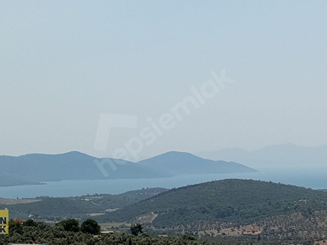 MİLAS KAZIKLIDA PANORAMİK DENİZ MANZARALI ARSA