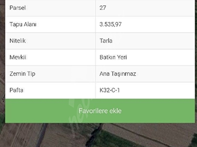 SAHİBİNDEN TEK TAPU TARLA - Görsel 2