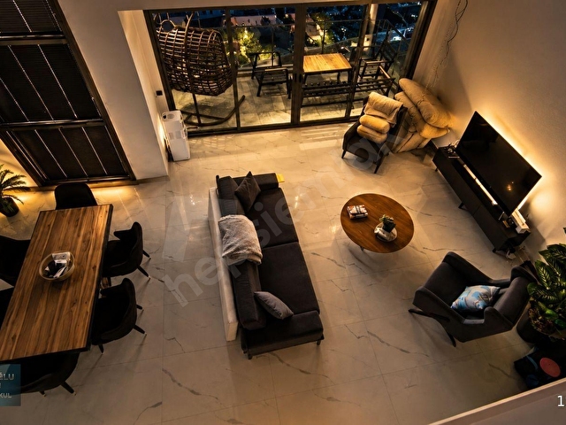 EGE MAHALLESİNDE GUVENLİKLİ HAVUZLU SİTEDE LOFT DAİRE - Görsel 3
