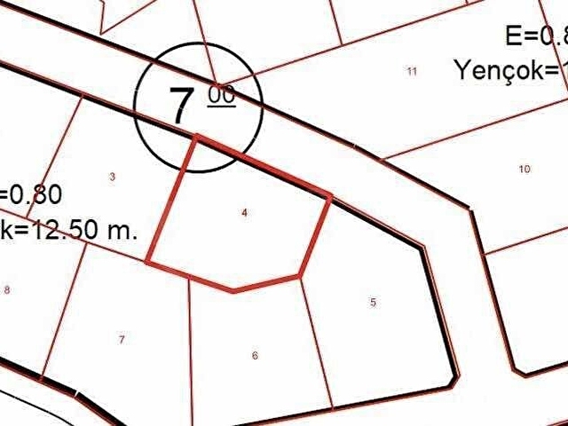 BEYMELEKTE DENİZE 600 m ARSA 4 KAT İMARLI - Görsel 4