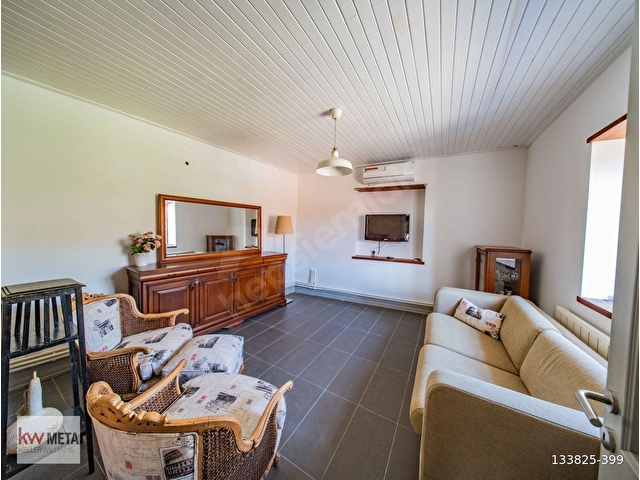 AYVACIK ADATEPE KÖYÜ 513 m2 GENİŞ ARSA İÇİNDE 2 TAŞ EV NET 115m2 - Görsel 13