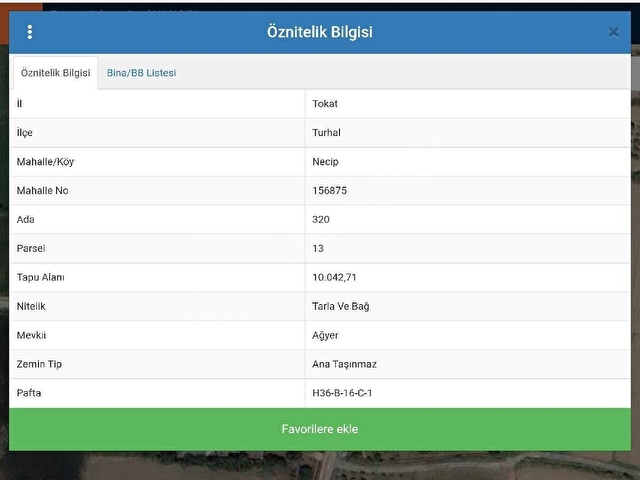 TOKAT /TURHAL NECİP KÖYÜ ANA YOLA YAKIN YOL KENARINDA SUYU ELEKTRİK VAR YAKIN EV YAP.18 ADET CEVİZ A
