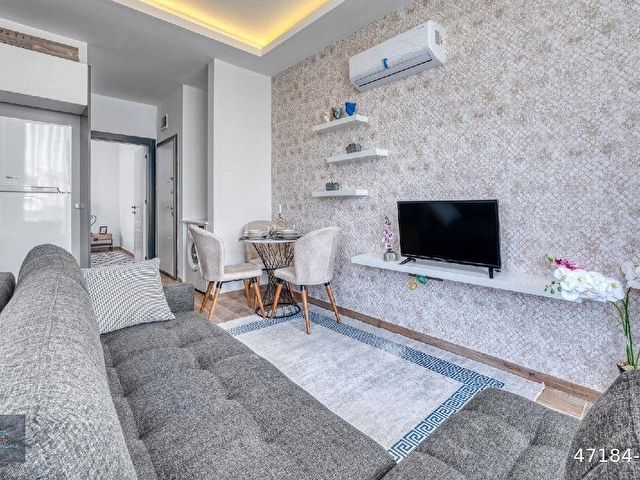 ALANYA KARGICAK LÜKS EŞYALI DENIZ MANZARALI SATILIK 1+1 - Görsel 3