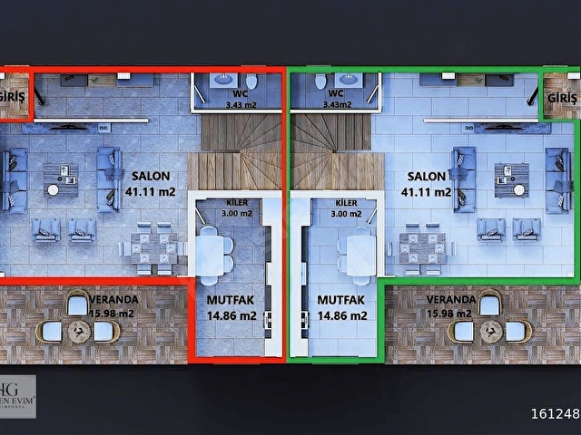 Şıralık mükemmel konumda 4+1 villa - Görsel 3