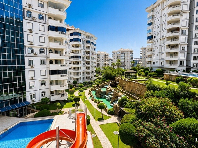 ALANYA TOSMUR 2+1 120M2 LÜKS KOMPLEKS SİTE İÇİNDE FULL AKTİVİTELİ FIRSAT DAİRE - Görsel 5