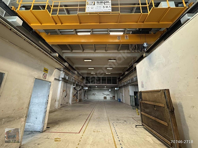 420 m2 ARSA ÜZERİ 820 M2 VİNÇLİ SAVUNMA SANAYİYE UYGUN DÜKKAN - Görsel 2