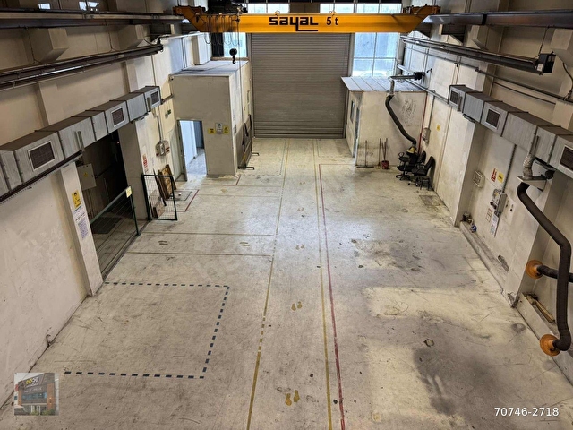 420 m2 ARSA ÜZERİ 820 M2 VİNÇLİ SAVUNMA SANAYİYE UYGUN DÜKKAN - Görsel 10