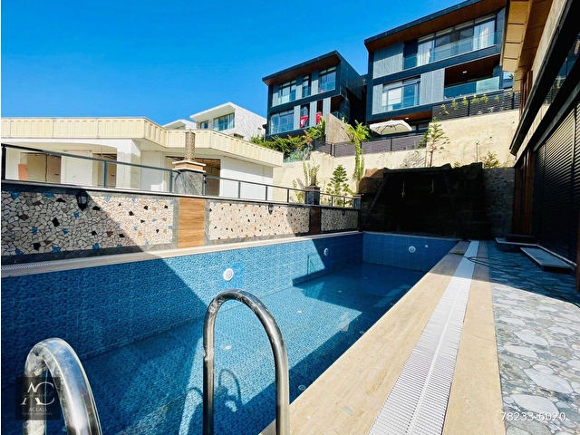 KİRALIK!!! MARİNADA-SAHILE YAKIN-FULL MANZARA-ÖZEL HAVUZ/OTOPARK-900 M2 BAHÇE-LÜX-AKILLI EV-MALİKANE - Görsel 11
