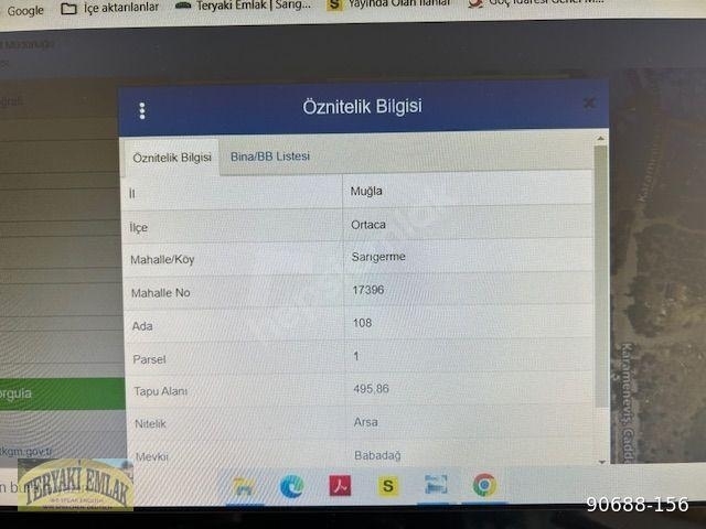 MUĞLA ORTACA SARİGERME DE SATILIK 495 METRE KARE ARSA - Görsel 2