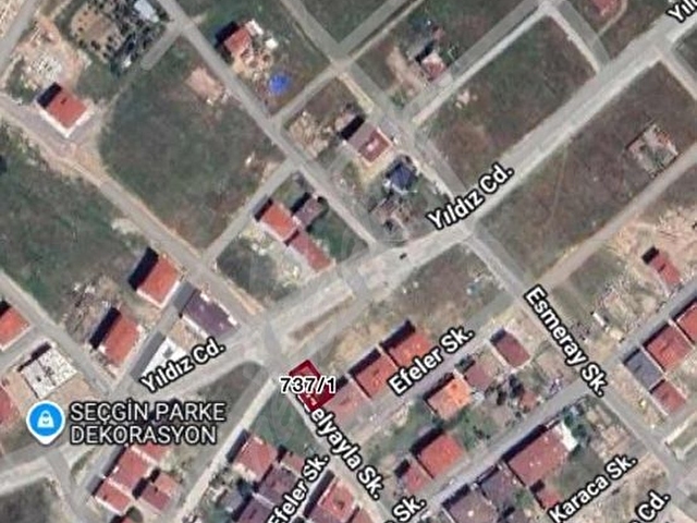 KAPAKLI YILDIZ CADDESİNE KÖŞE KONUMDA 300m² ARSA - Görsel 5