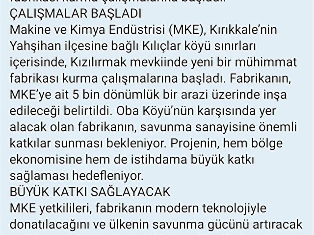 Kırıkkale,Yahşihanda Satılık Karadeniz Yolu Kenarı Kupon Arsa - Görsel 8