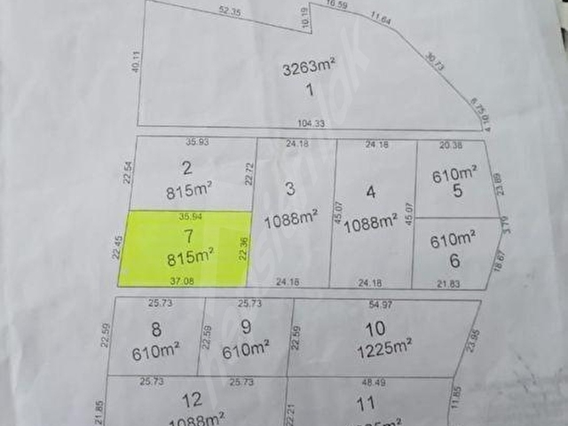 AKGÜN KURUMSALDAN KAPAKLI UZUNHACI KÖYÜNDE SATILIK 815 M2 TARLA - Görsel 20