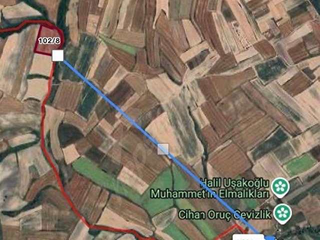 AKGÜN KURUMSALDAN KAPAKLI UZUNHACI KÖYÜNDE SATILIK 815 M2 TARLA - Görsel 25