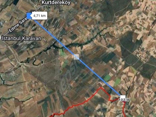 AKGÜN KURUMSALDAN KAPAKLI UZUNHACI KÖYÜNDE SATILIK 815 M2 TARLA - Görsel 6