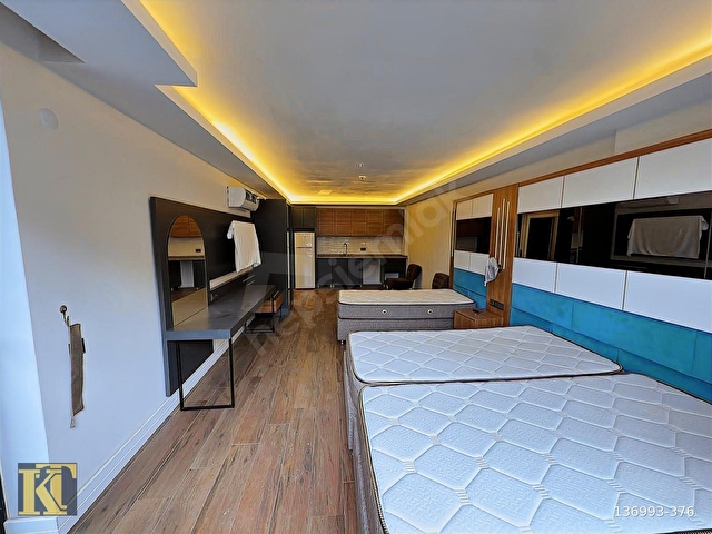 ALANYA KONAKLIDA SATILIK 1+1 SİTE İÇİ SIFIR EŞYALI LÜKS DAİRE - Görsel 10