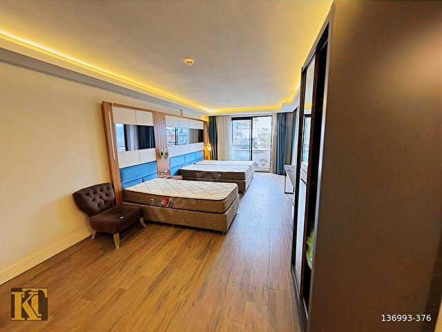 ALANYA KONAKLIDA SATILIK 1+1 SİTE İÇİ SIFIR EŞYALI LÜKS DAİRE - Görsel 12