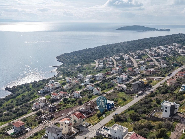 ÇANDARLI EYKODA FULL DENİZ MANZARALI 317M2 DENİZE YAKIN ARSA - Görsel 12