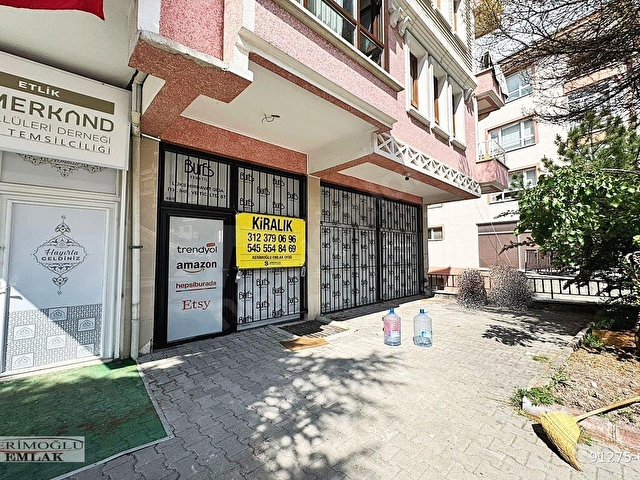 YAYLADA 1481. CADDE ÜZERİ GENİŞ m2 KİRALIK DÜKKAN _KERİMOĞLU_