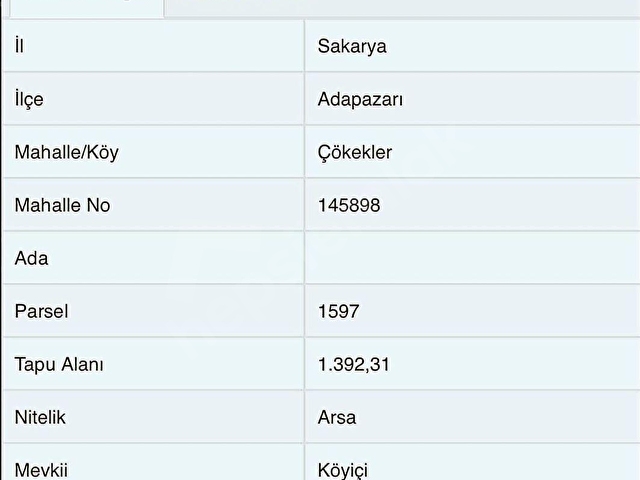 REMAX DESIGN ADAPAZARI’NDA İMARLI SATILIK ARSA - Görsel 4