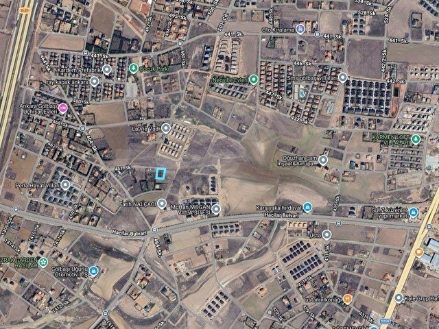 GÖLBAŞI KARŞIYAKA  MAHALLESİNE  2 VİLLALIK 1500m2  SATILIK FIRSAT ARSA.. - Görsel 6