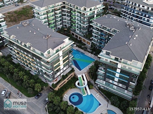 ALANYA KARGICAK MAH. KONAK RESORT SİTESİNDE 1+1 EŞYALI DAİRE - Görsel 18