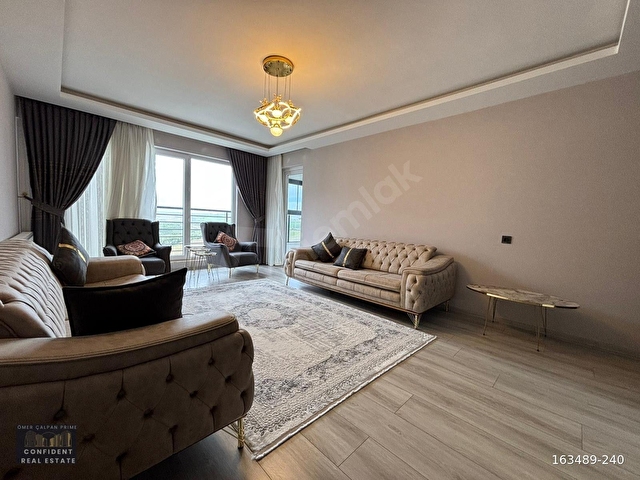ÇEVREYOLU ÜZERİ SİTEDE ŞEHİR MANZARALI  3+1 ULTRA LÜX YAPILI SATILIK DAİRE - Görsel 11