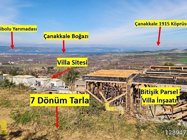 Umurbeyde İmara Bitişik Boğaz ve Köprü Manzaralı 7 Dönüm Tarla. - Görsel 2