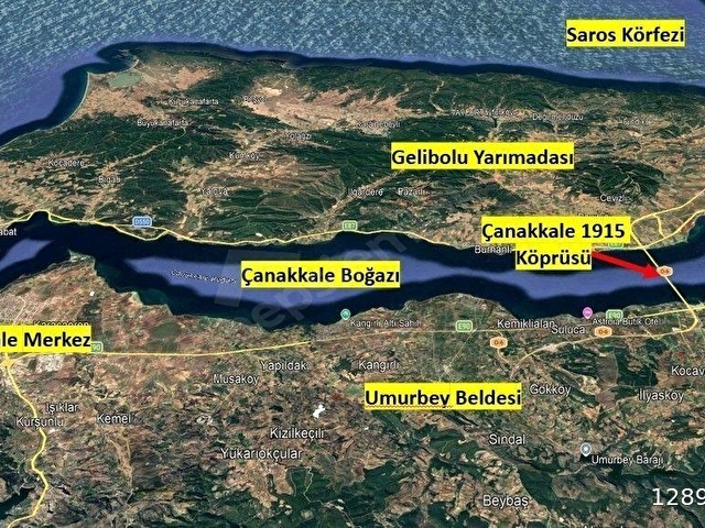 Umurbeyde İmara Bitişik Boğaz ve Köprü Manzaralı 7 Dönüm Tarla. - Görsel 11