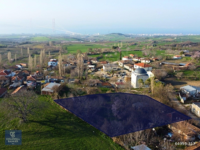 Çanakkale Lapseki Kocaveli Köy İçi İmarlı Manzaralı 2340m² Arsa - Görsel 6