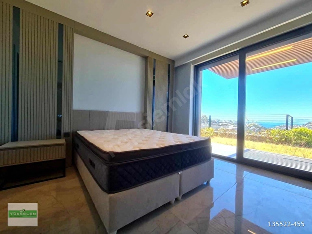 BODRUM YALIKAVAK GERİŞ MEVKİNDE DENİZ MANZARALI MODERN VİLLA - Görsel 5