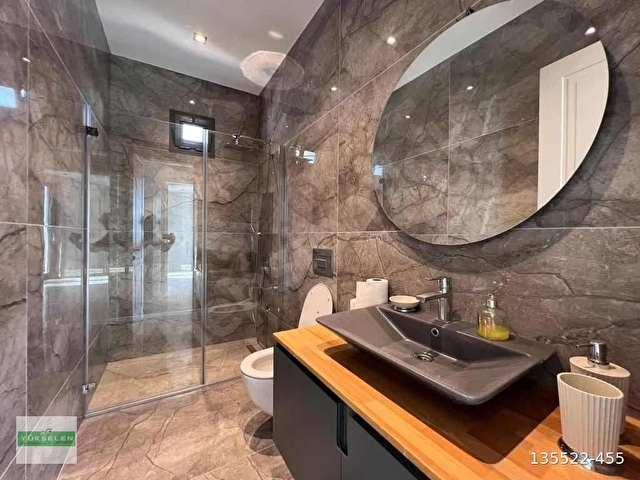 BODRUM YALIKAVAK GERİŞ MEVKİNDE DENİZ MANZARALI MODERN VİLLA - Görsel 21