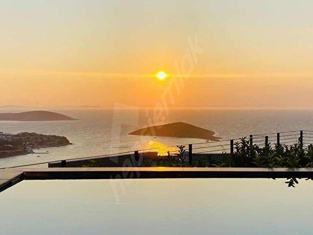 BODRUM YALIKAVAK GERİŞ MEVKİNDE DENİZ MANZARALI MODERN VİLLA - Görsel 17