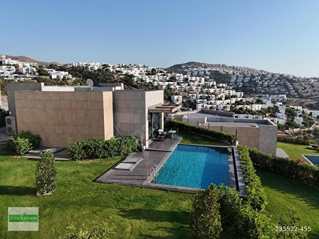 BODRUM YALIKAVAK GERİŞ MEVKİNDE DENİZ MANZARALI MODERN VİLLA - Görsel 24